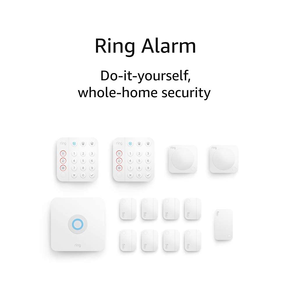 Wireless smart home security system: Ring Alarm 14-Piece Kit (newest model)