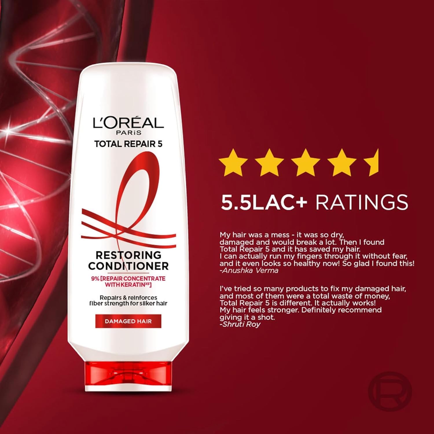 L’Oreal Paris Total Repair 5 Conditioner: The Definitive Indian Review for 5X Stronger, Damage-Free Hair